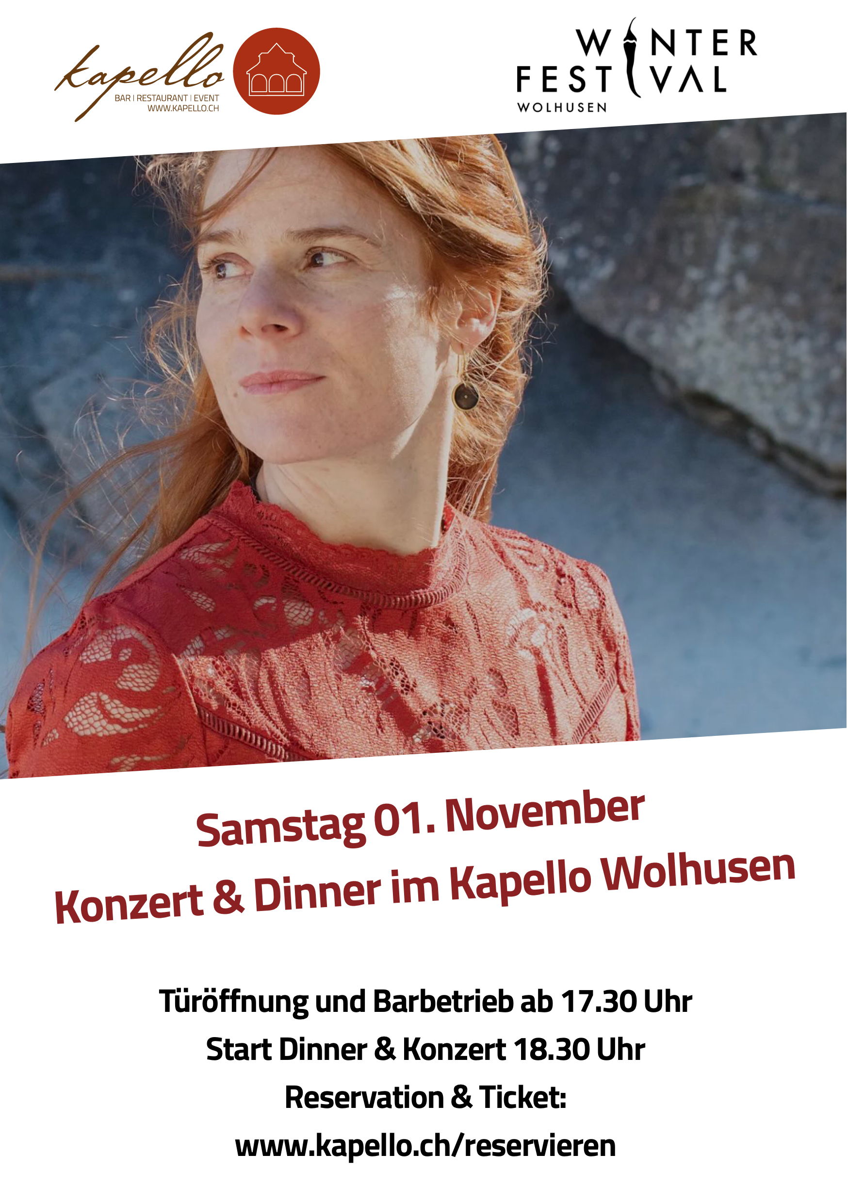 Konzert & Dinner – Sa. 01. November 2025